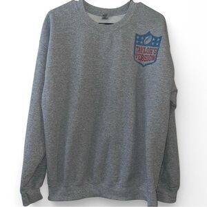 Taylor's Version NFL Taylor Swift grey sweatshirt in size large